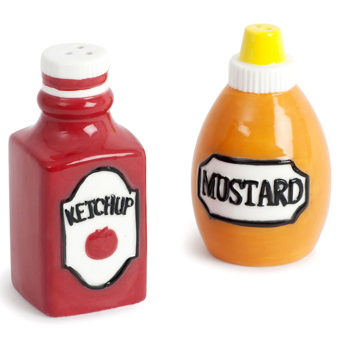 Солонка и перечница Кетчуп и горчица Ketchup & Mustard (Balvi) купить ...