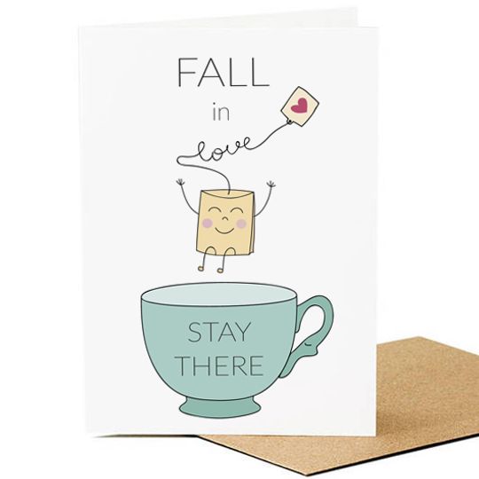 Открытка Fall in Love Stay There