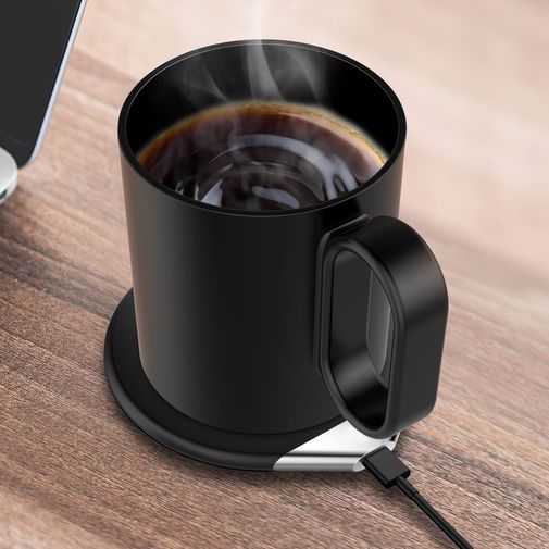 Кружка с подогревом и беспроводной зарядкой Dual Base