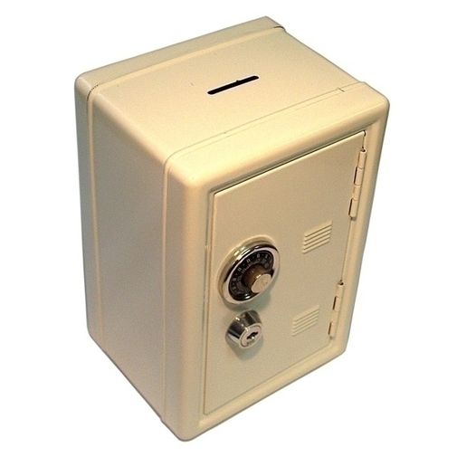 Копилка Металлический сейф (Золотистый)