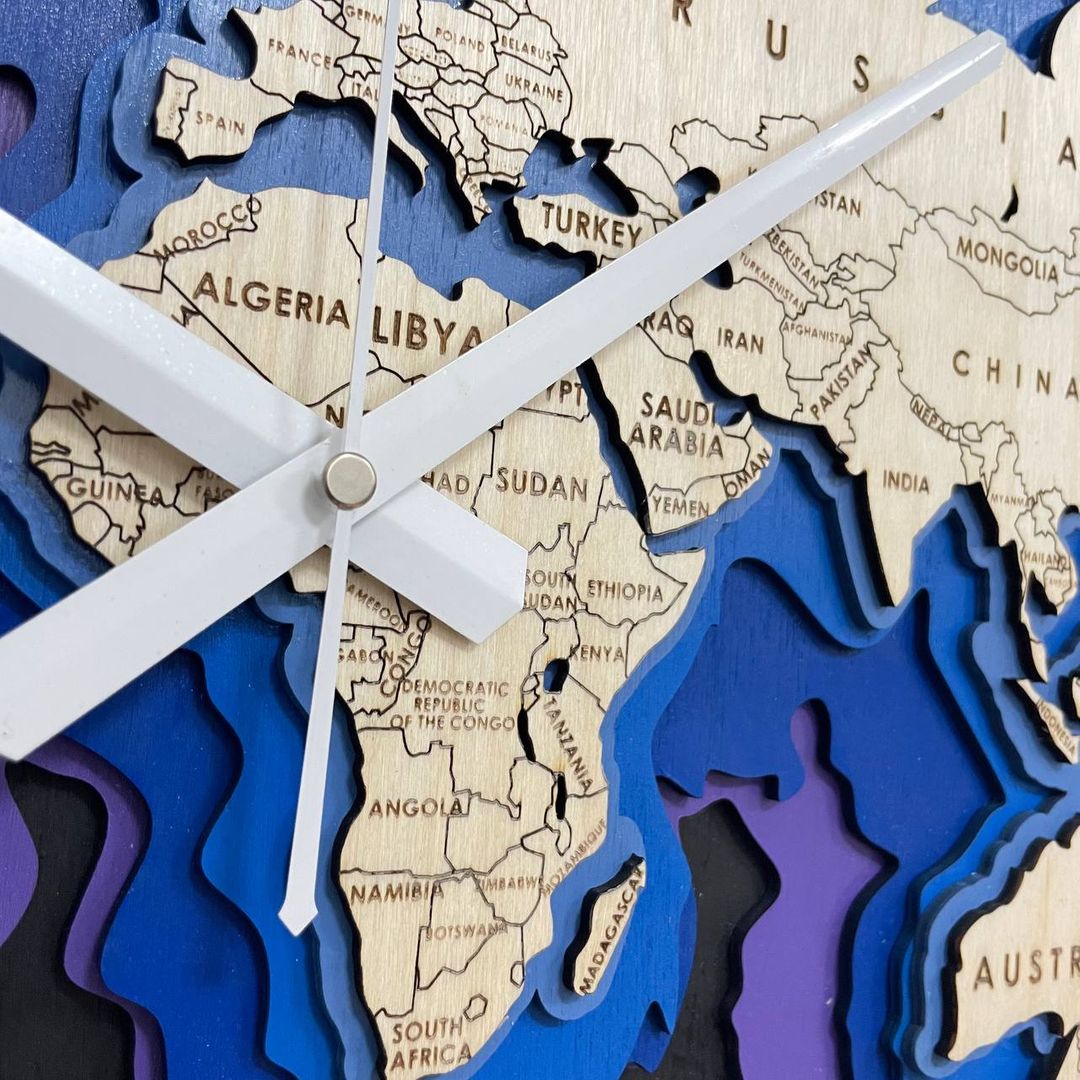 Часы World Map (45 см) Часы World Map (45 см)