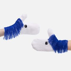 Варежки Игогошки (с синей гривой) Варежки Игогошки (с синей гривой)