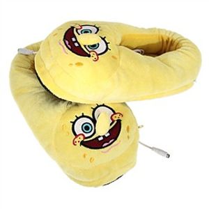 Тапочки с подогревом от USB Губка Боб