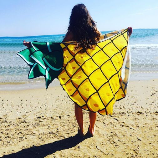 Покрывало пляжное Ананас