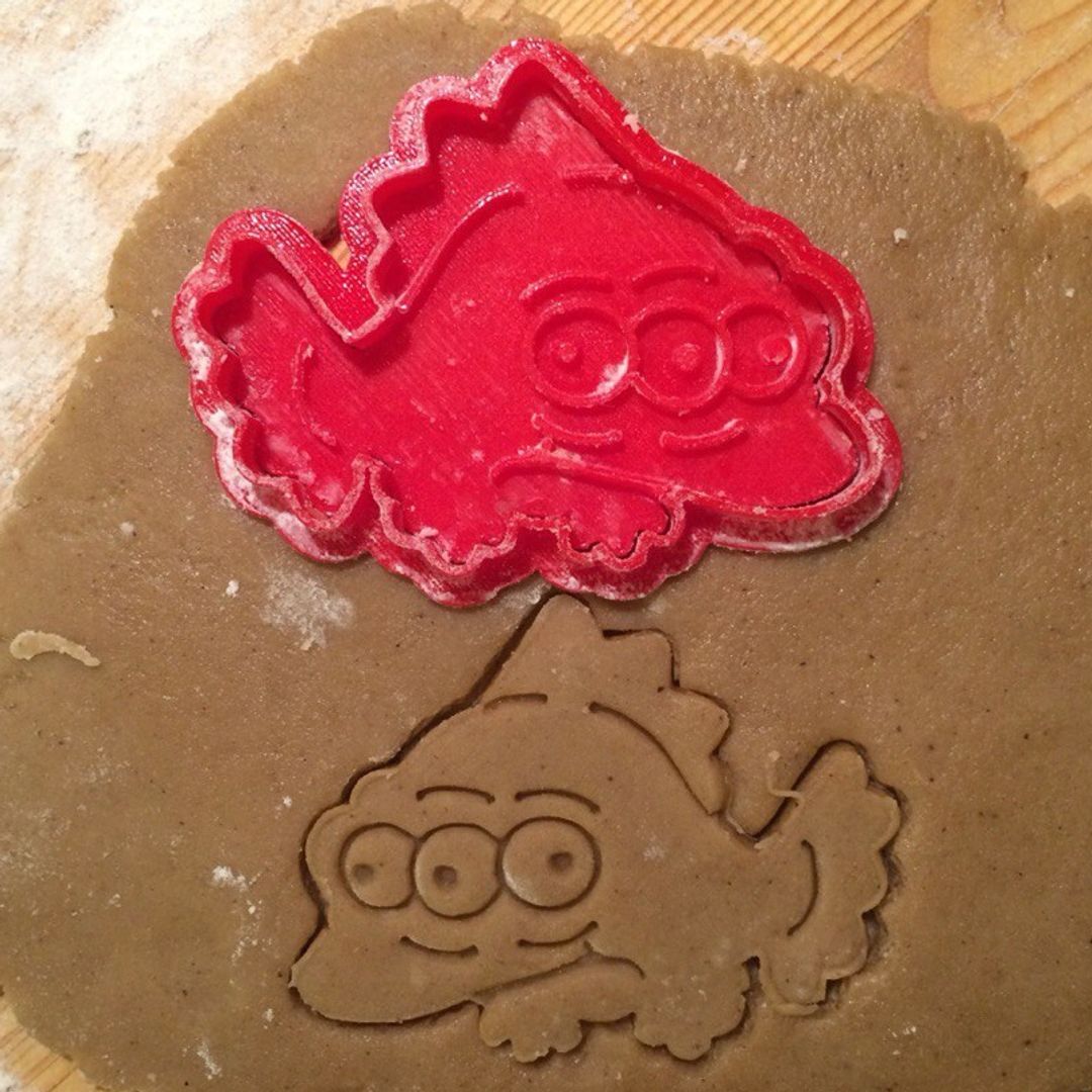 Форма для печенья Blinky (трехглазая рыба) Форма для печенья Blinky (трехглазая рыба)