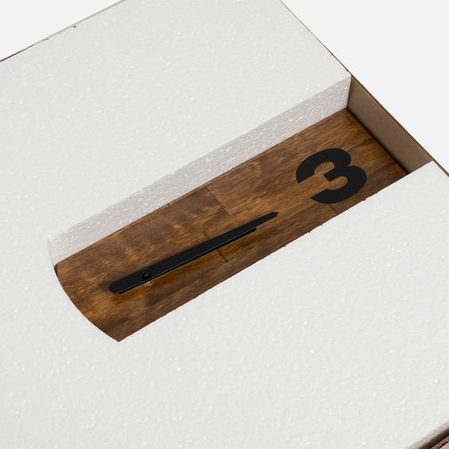 Часы TimeLord (черный с коричневым)