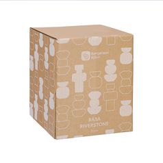 Ваза Riverstone, 20 см, жемчужно-серая Ваза Riverstone, 20 см, жемчужно-серая