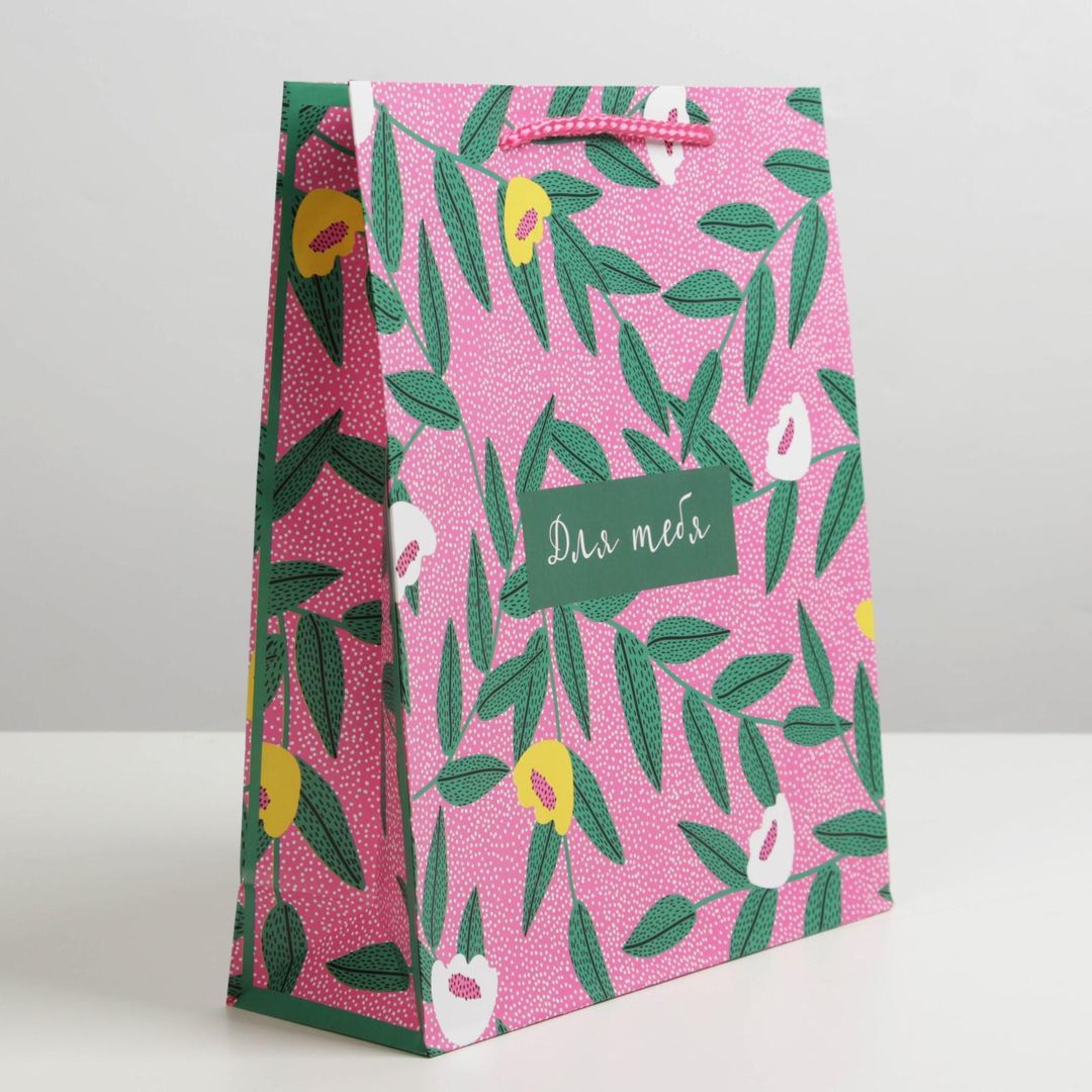 Подарочный пакет For you (23 х 27 х 8 см) Подарочный пакет For you (23 х 27 х 8 см)