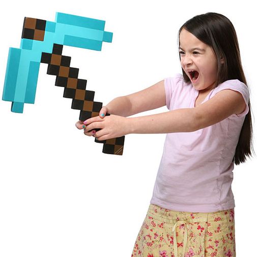 Алмазная кирка Minecraft Алмазная кирка Minecraft