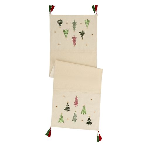 Дорожка на стол Frozen pines из коллекции New Year Essential, 45х150 см