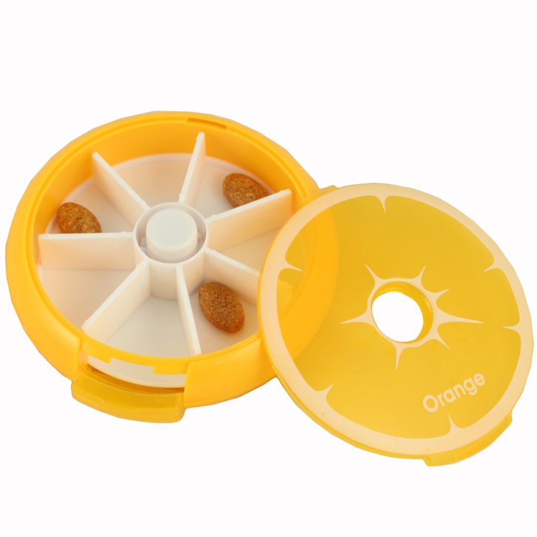 Таблетница Цитрус (Апельсин) Со снятой верхней крышкой Таблетница Цитрус (Апельсин) Со снятой верхней крышкой