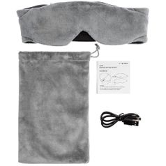 Маска для сна с наушниками Softa 2 (Серый)