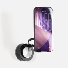 Вакуумная магнитная подставка airFix (черный с серым)