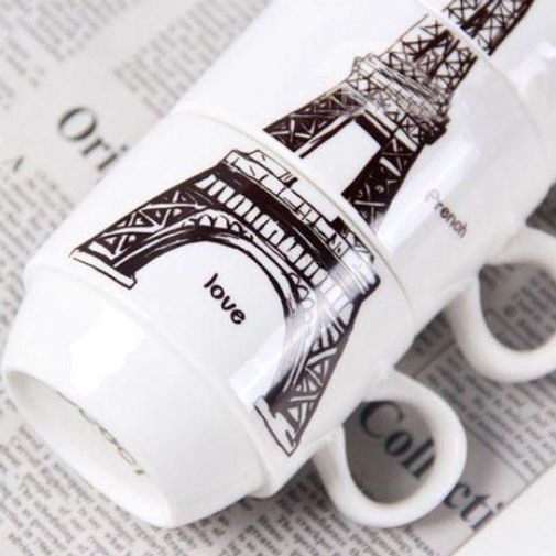 Набор чашек Эйфелева башня Вблизи