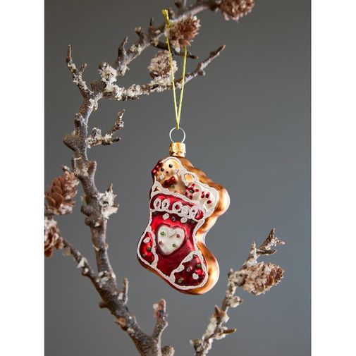 Набор ёлочных украшений Ginger celebration из коллекции New Year Essential, 4 шт.