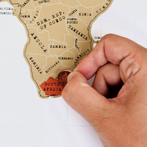 Скретч-карта мира (на английском)