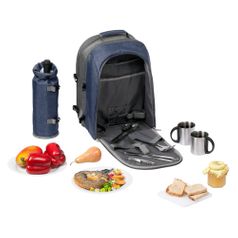 Набор для пикника Fridag на 2 персоны (темно-синий с серым) Набор для пикника Fridag на 2 персоны (темно-синий с серым)