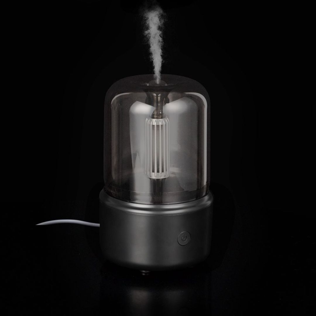 Увлажнитель-ароматизатор с подсветкой mistFlicker (черный) Увлажнитель-ароматизатор с подсветкой mistFlicker (черный)