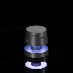 Станция беспроводной зарядки с подсветкой Lume (серый)