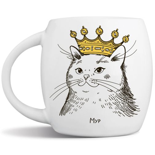 Кружка Кошка в короне Мур