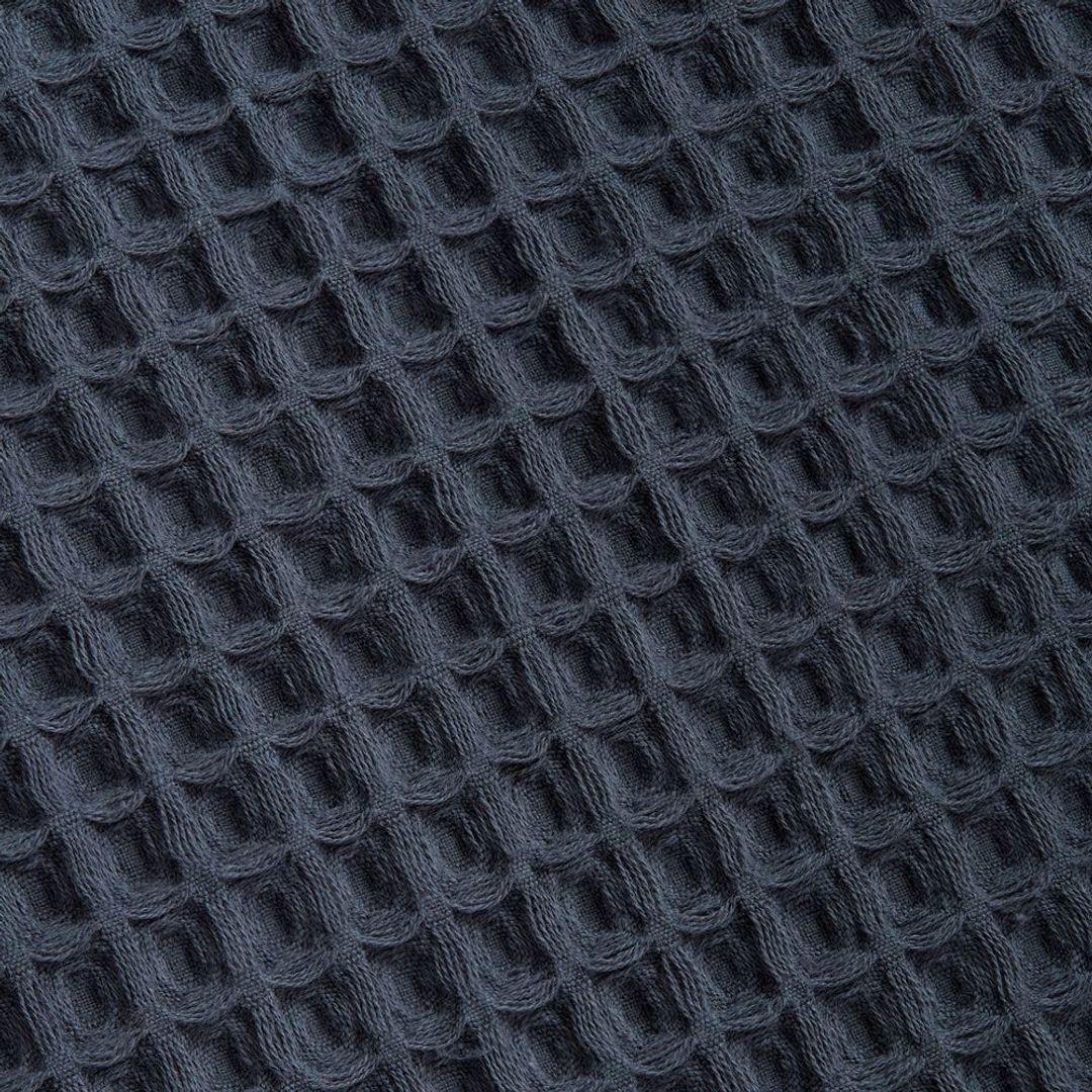 Плед вафельный Elenglect (темно-серый)