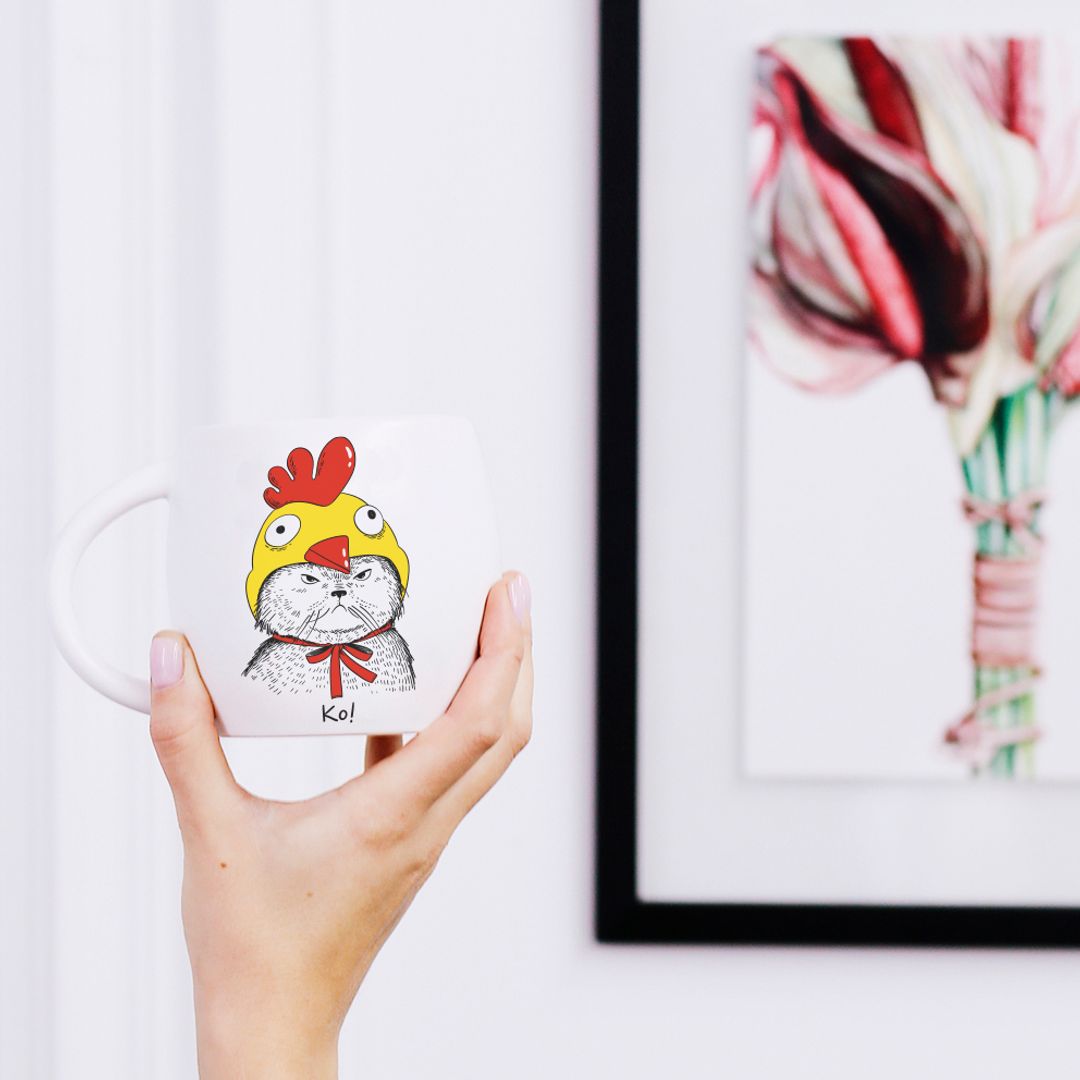 Кружка Кот в костюме Ко Кружка Кот в костюме Ко