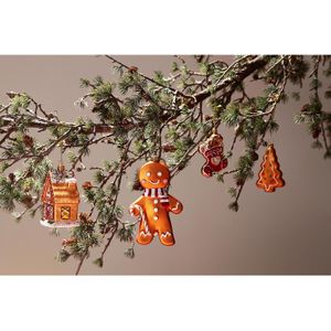 Набор ёлочных украшений Ginger celebration из коллекции New Year Essential, 4 шт. Набор ёлочных украшений Ginger celebration из коллекции New Year Essential, 4 шт.