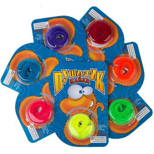 Волшебный червячок Magic Worm в упаковке. Разные виды