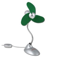 USB Вентилятор Зеленый