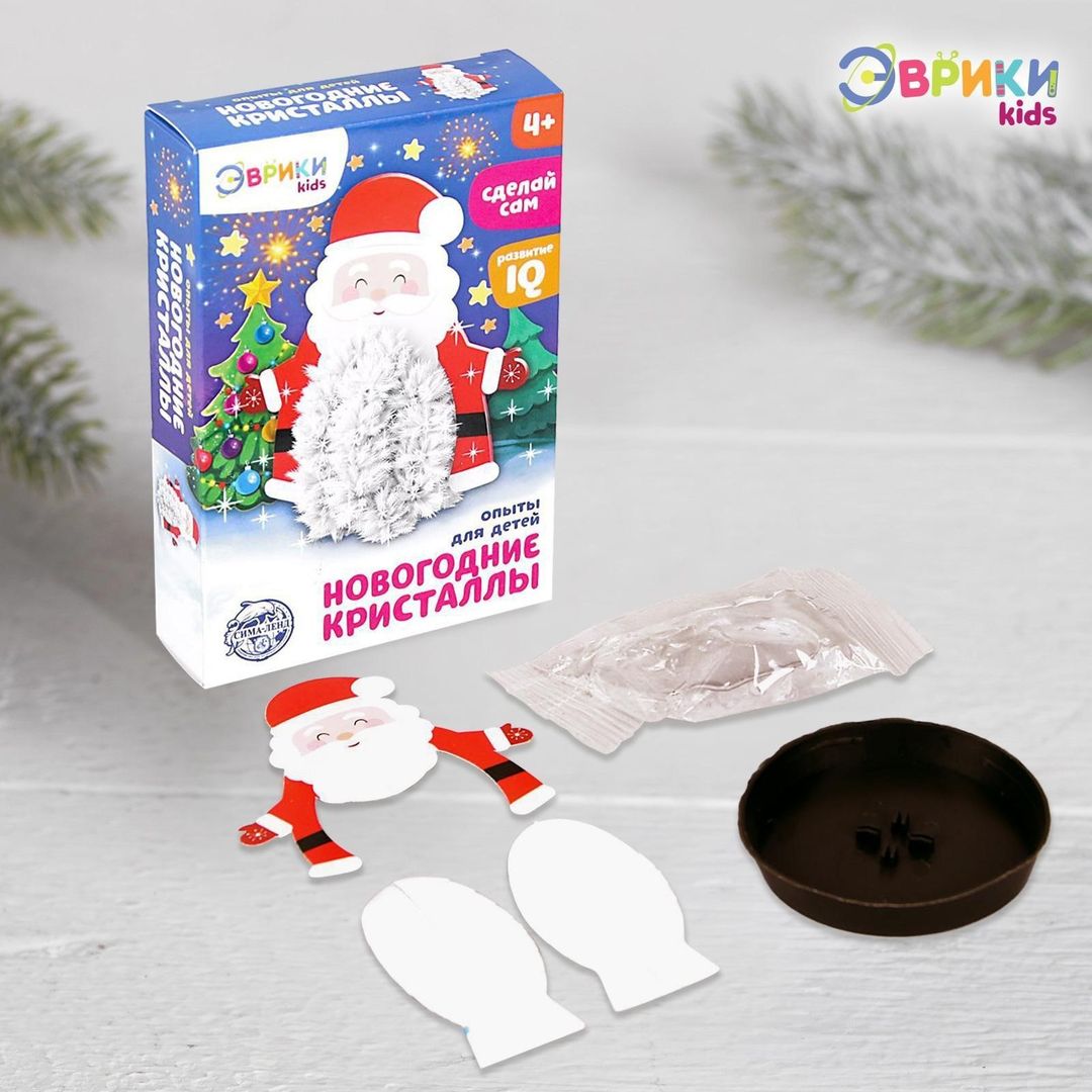 Набор для опытов Новогодние кристаллы