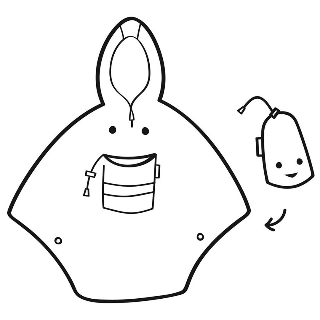 Дождевик детский Mini Maxi Circus Red Дождевик детский Mini Maxi Circus Red