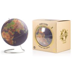Пробковый глобус Cork Globe цветной