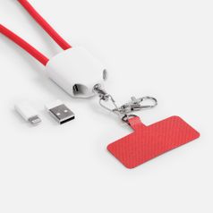 Кабель-ланьярд energyFlex Pro (красный) Кабель-ланьярд energyFlex Pro (красный)