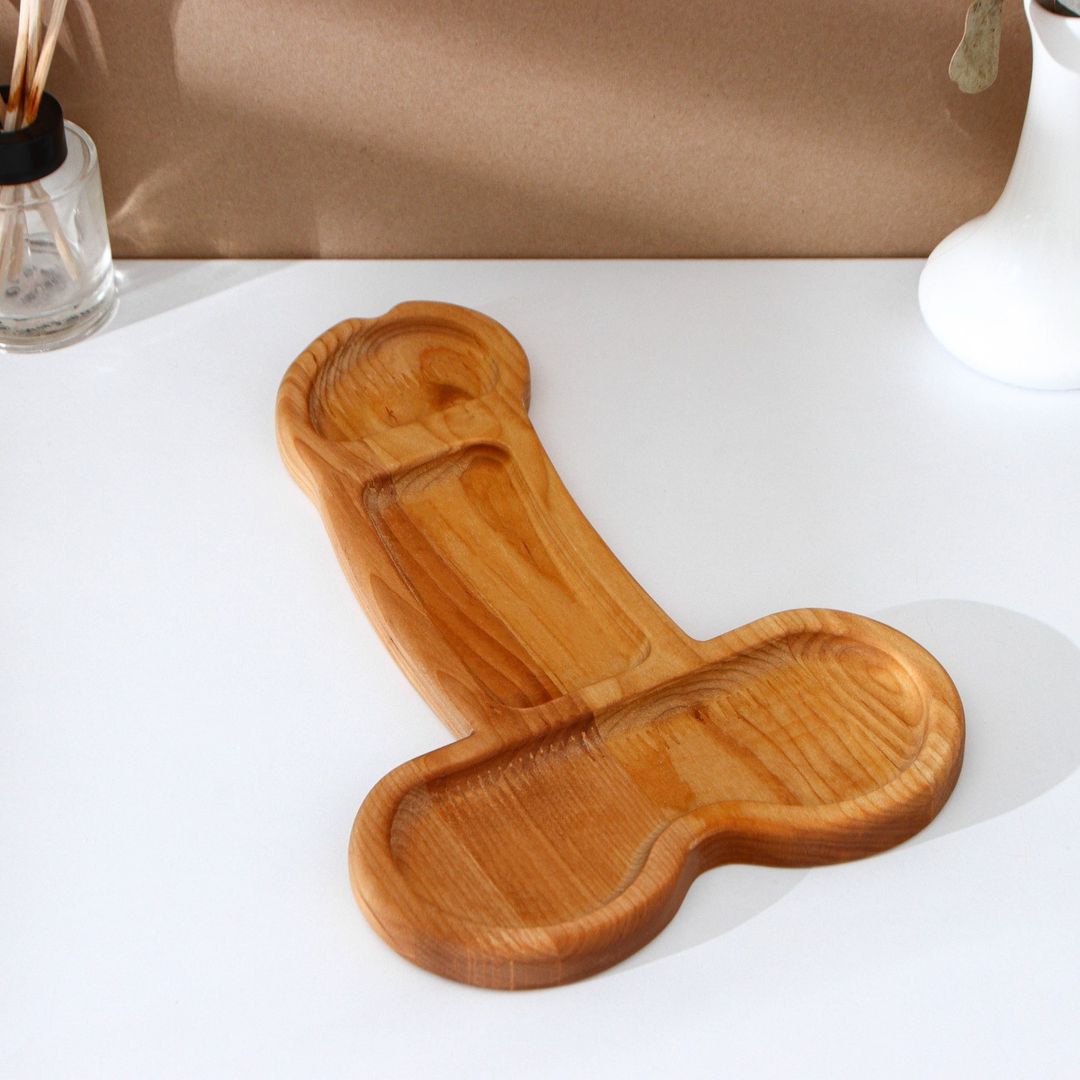 Блюдо для снеков и закусок Мужское достоинство XL Блюдо для снеков и закусок Мужское достоинство XL