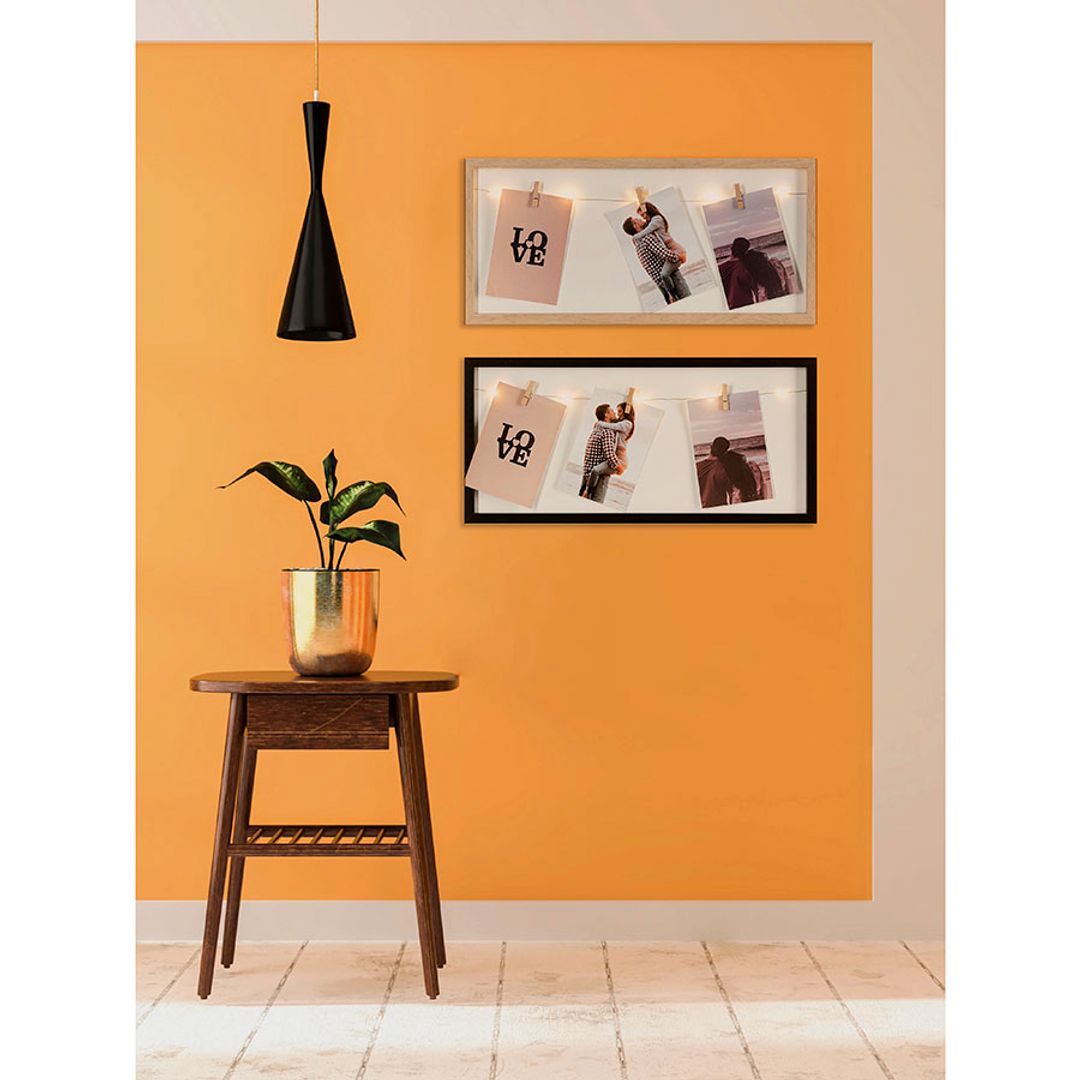 Рамка для фотографий с подсветкой Everyday (22х38 см, черная) Рамка для фотографий с подсветкой Everyday (22х38 см, черная)