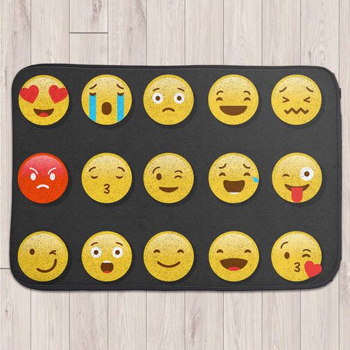 Коврик для входной двери Emoji