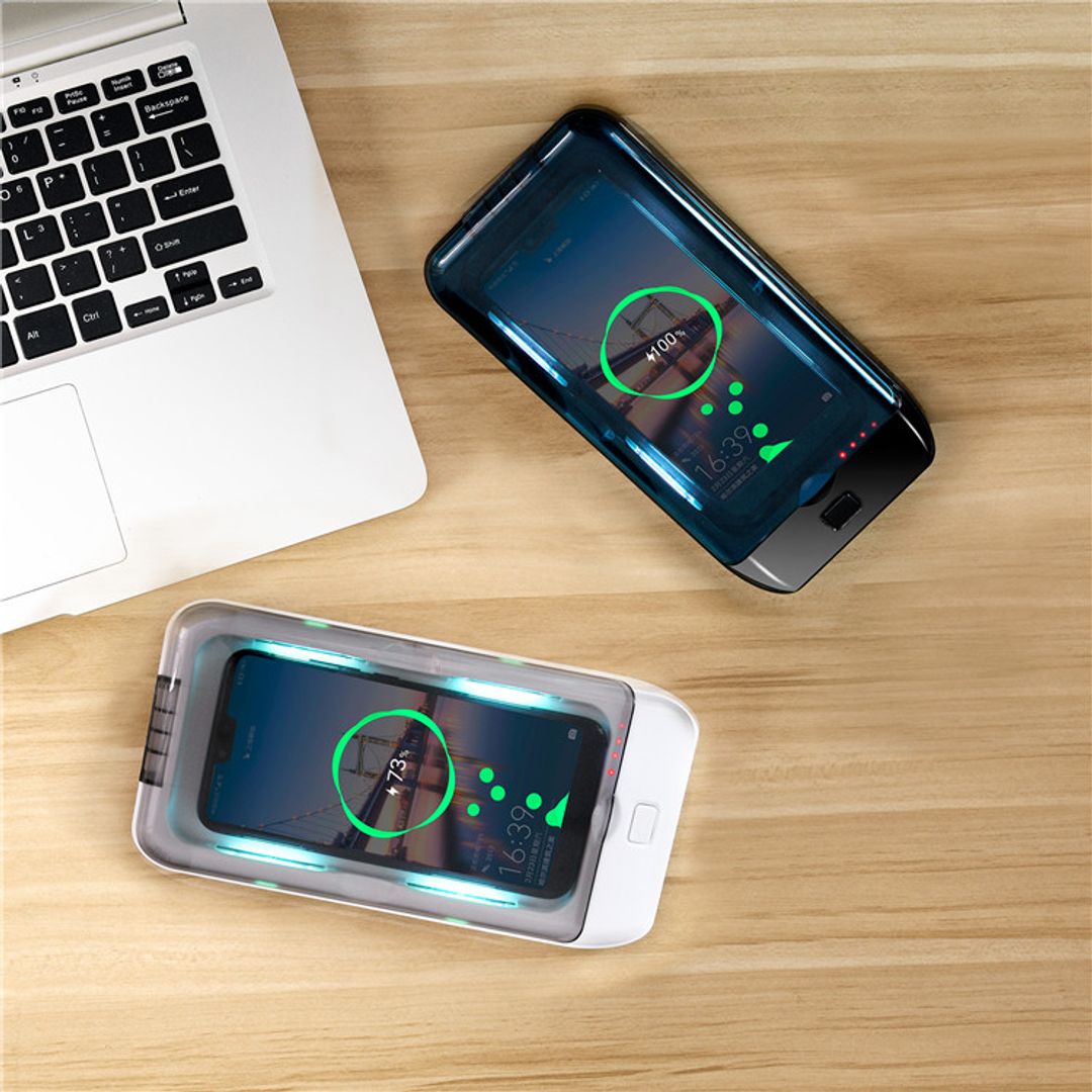 Стерилизатор для смартфона с беспроводной зарядкой UV Phone Sterilizer