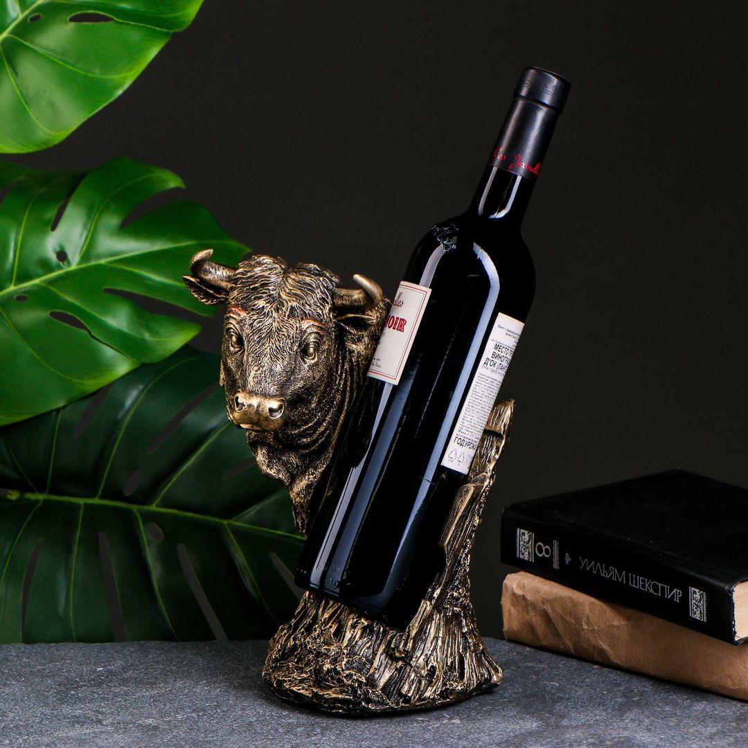 Подставка под бутылку Бык Подставка под бутылку Бык