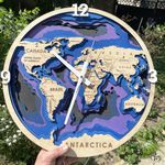 Часы World Map (45 см)