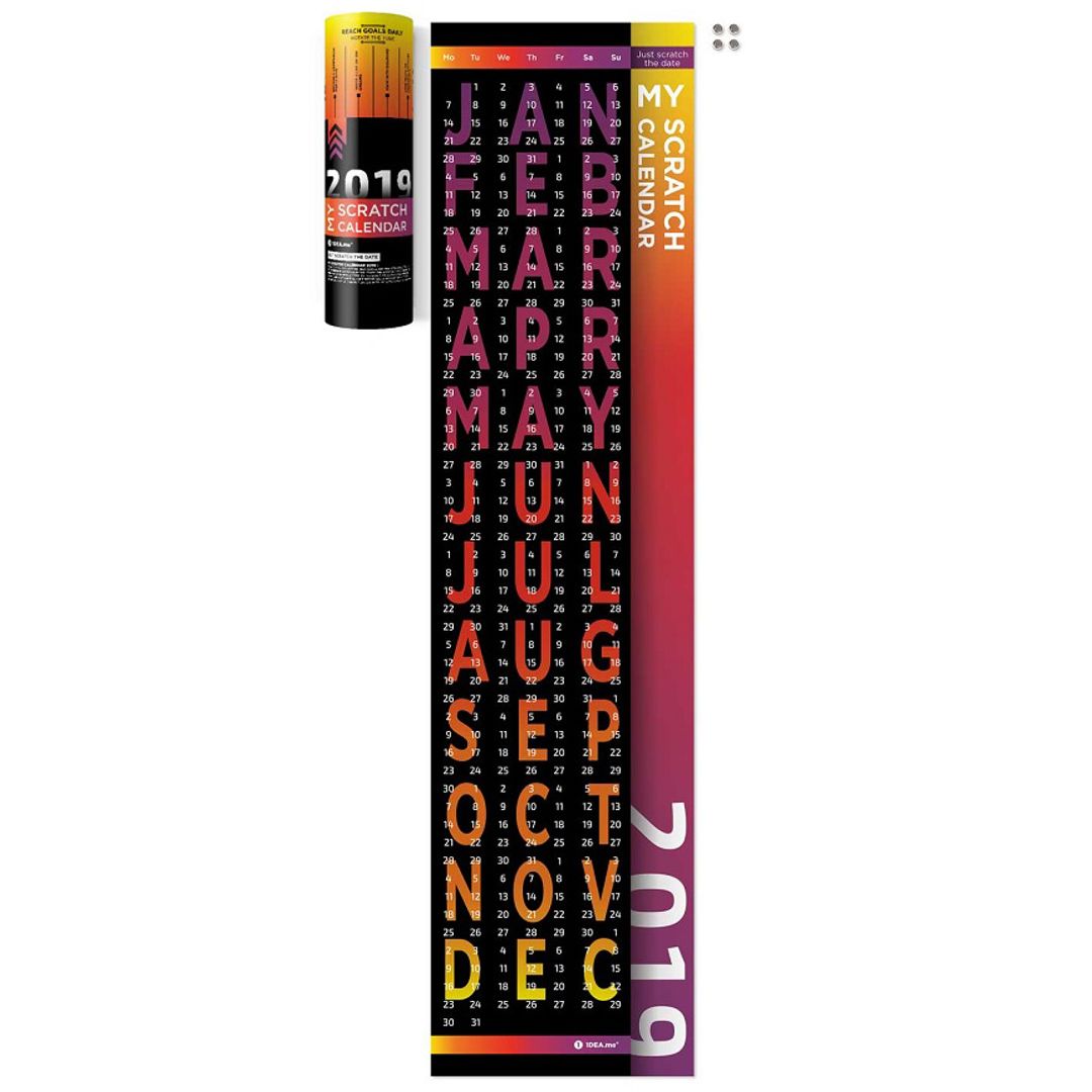 Скретч-календарь My Scratch Calendar 2019 Скретч-календарь My Scratch Calendar 2019