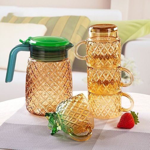 Кувшин с бокалами Ананас Кувшин с бокалами Ананас