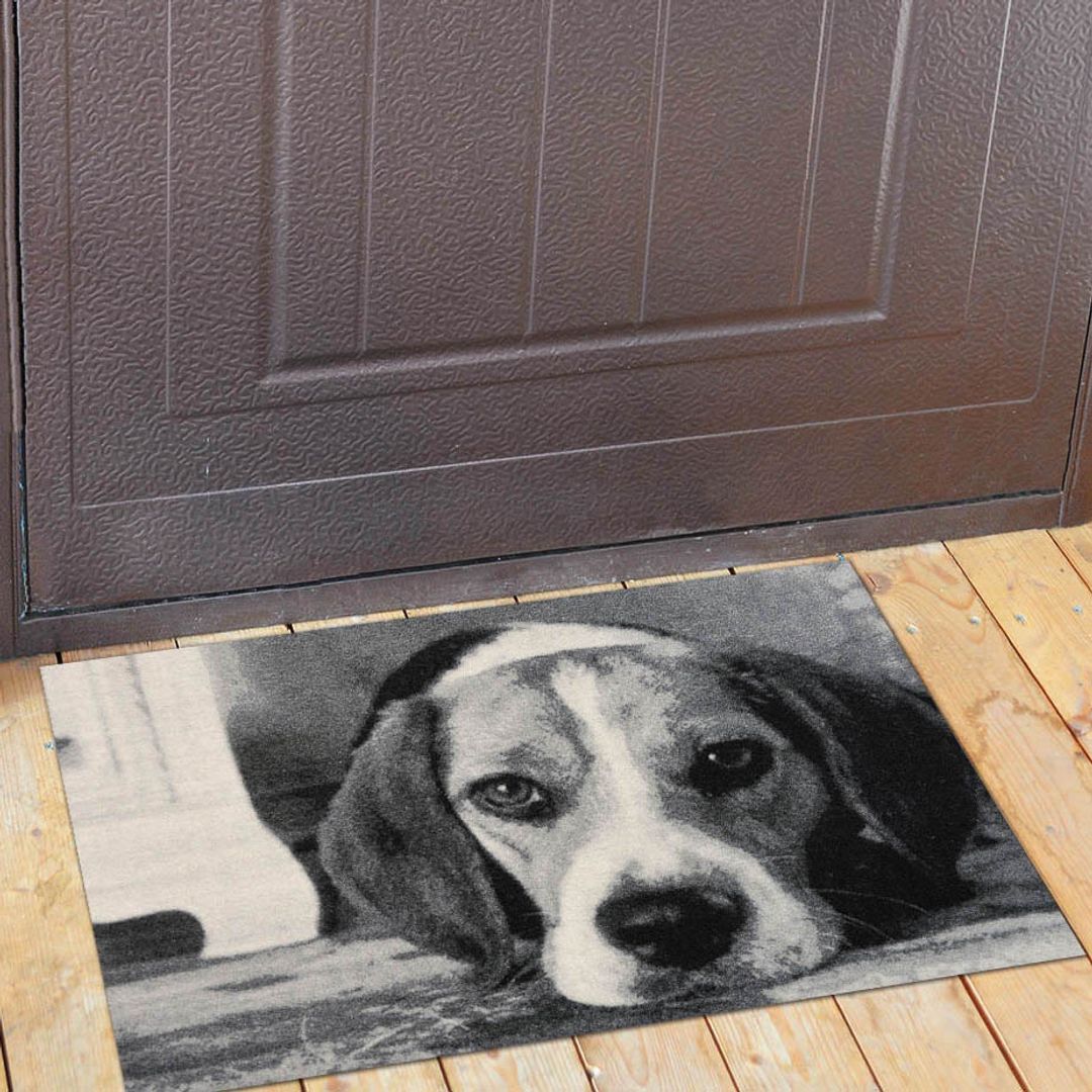 Коврик для входной двери Бигль