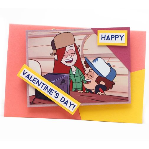 Открытка Gravity Falls Happy Valentine's Day