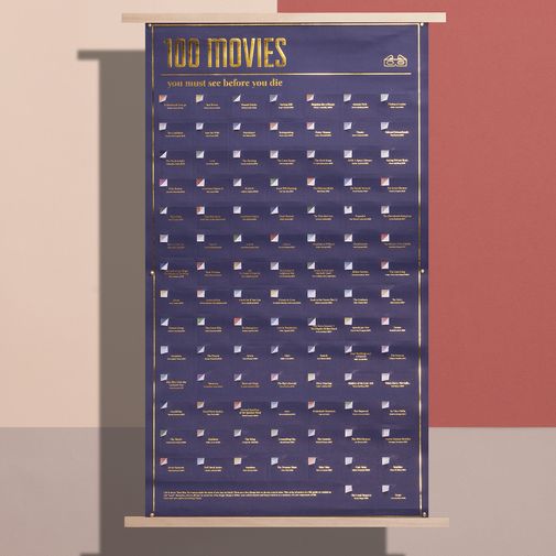 Плакат 100 фильмов которые нужно посмотреть Плакат 100 фильмов которые нужно посмотреть