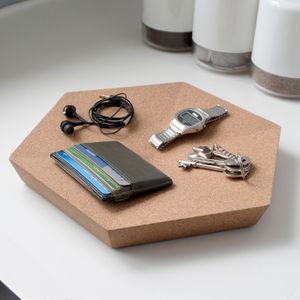 Органайзер настольный пробковый Hex Clutter Tray Органайзер настольный пробковый Hex Clutter Tray