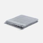 Плед вафельный Elenglect (светло-серый)