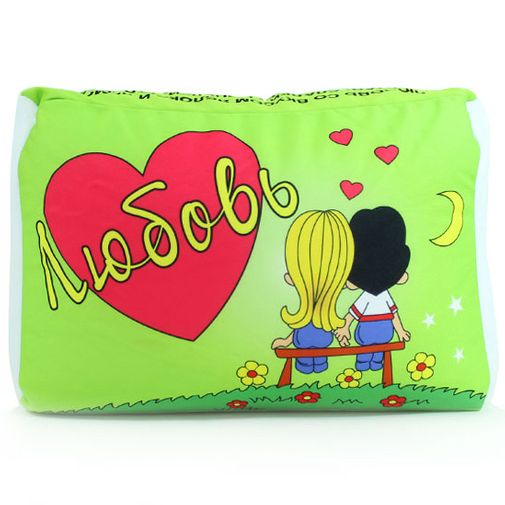 Подушка Love is (Салатовый) Подушка Love is (Салатовый)