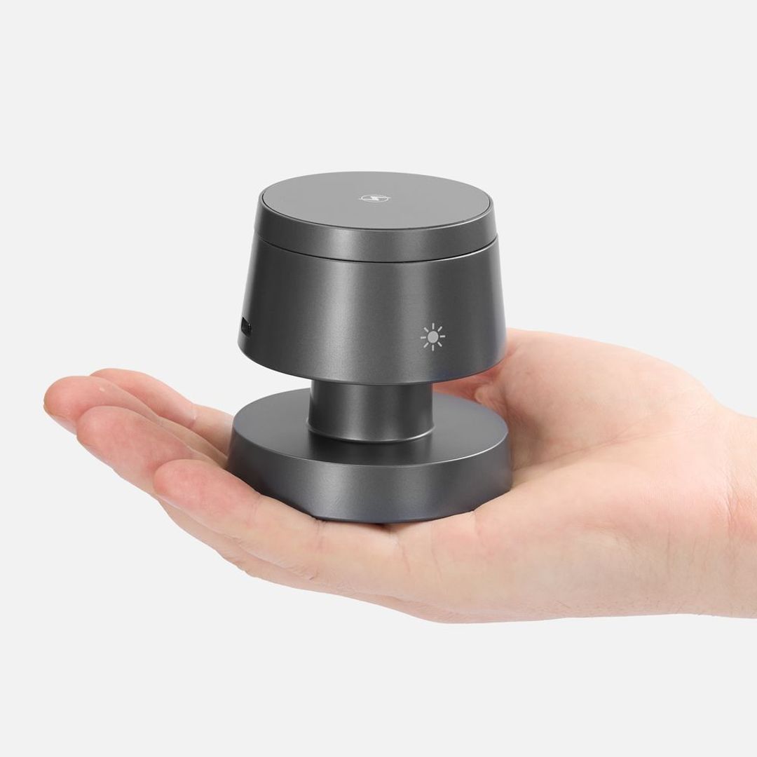 Станция беспроводной зарядки с подсветкой Lume (серый)