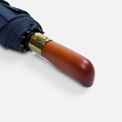 Зонт складной Cloudburst в подарочной упаковке (темно-синий)