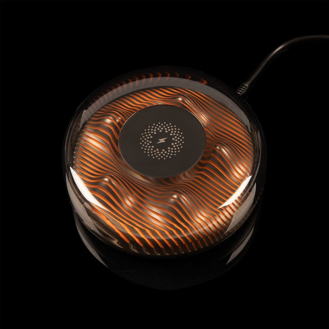 Станция беспроводной зарядки с подсветкой apexPoint ver.2 (черный)